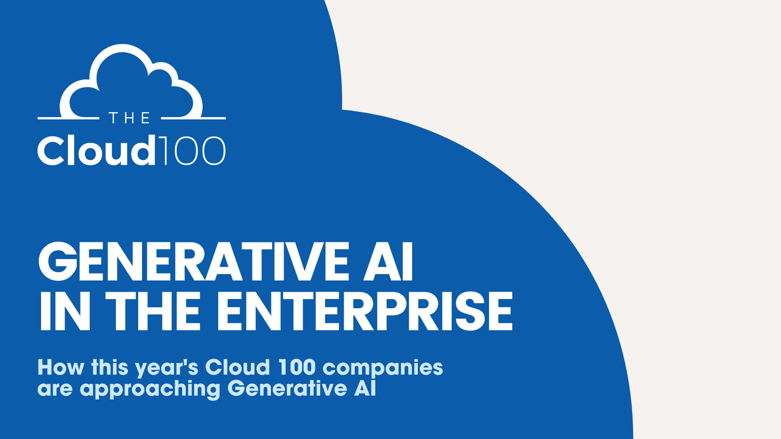 GENERATIVE AI IN THE ENTERPRISE